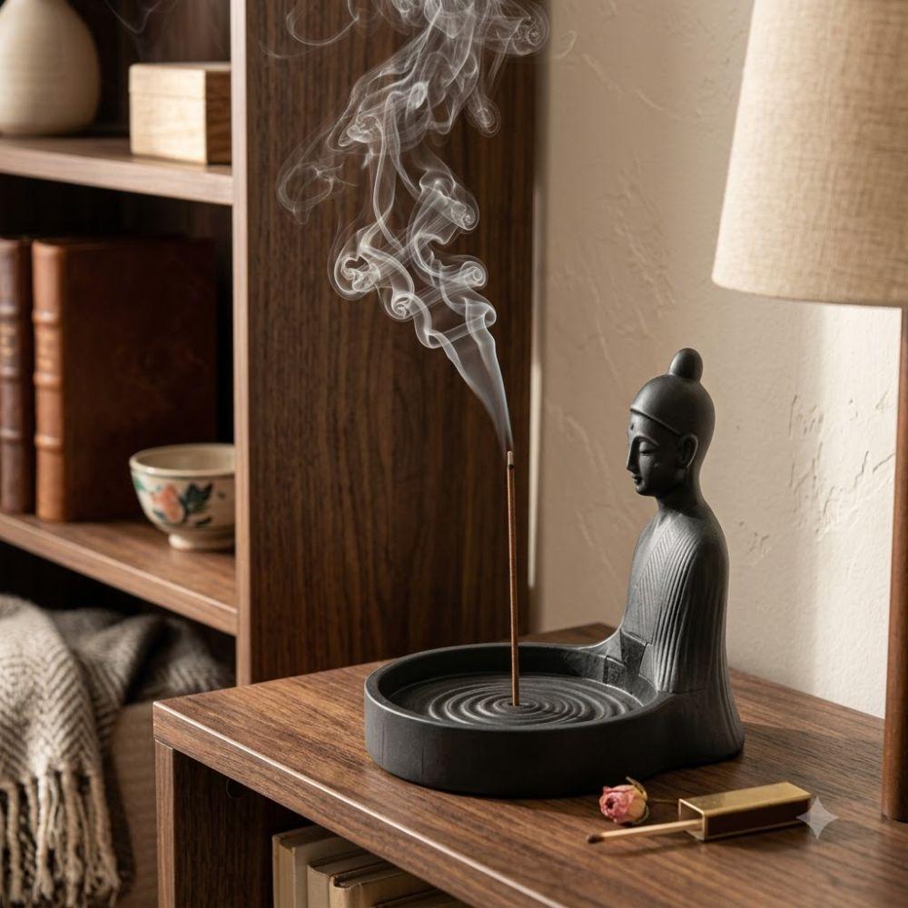 with Ash‑Catching Chinese Incense Stick Holder Zen Style Stick Incense Holder  Desktop Use