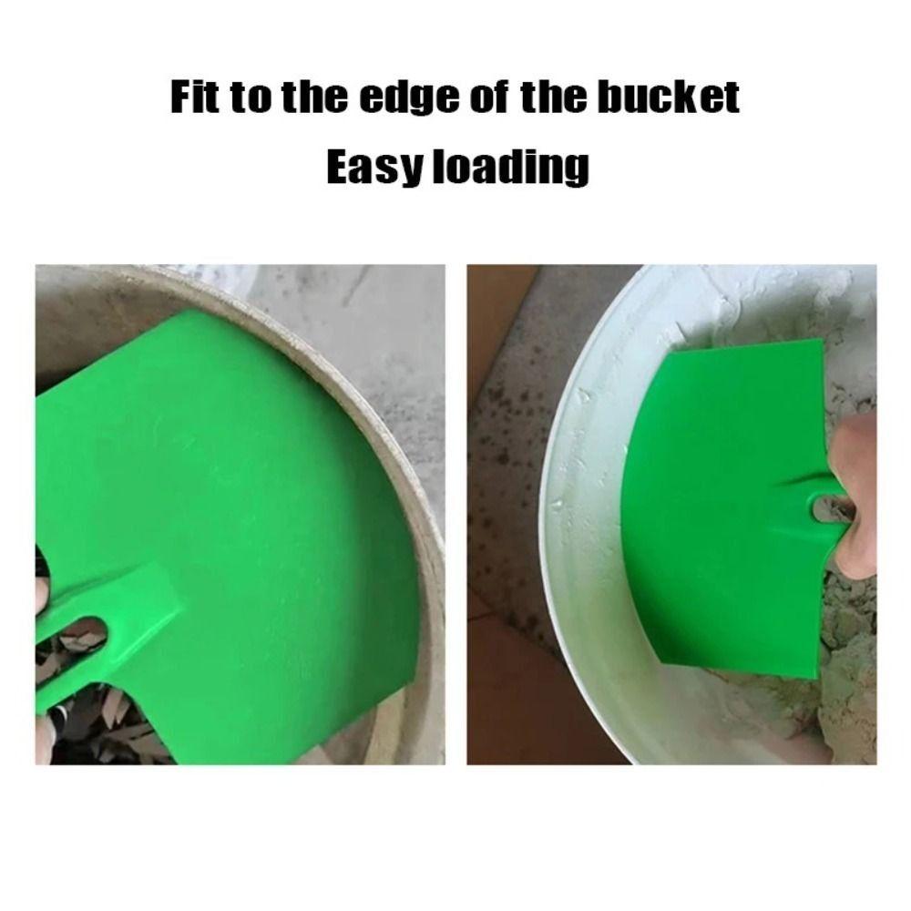 Plastic Material Putty Scoop Arc Shovel Wall Putty Skimming Trowel Construction