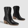 Women's Ankle Boots high-heeled Fashion Western Large Embroidered Short Boots Size 35-43 Platform Shoes