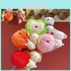 Adorable Original Meaningful Plush Animal Keychain With Fun Fruit Stretch Design