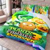 Plants Vs. Zombies 3Pcs Bedding Set Duvet Cover With Two Pillowcases For Bedroom Home Decoration