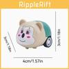 Plastic Inertia Animal Car With Panda Rabbit Tiger Exterior Design For Kids