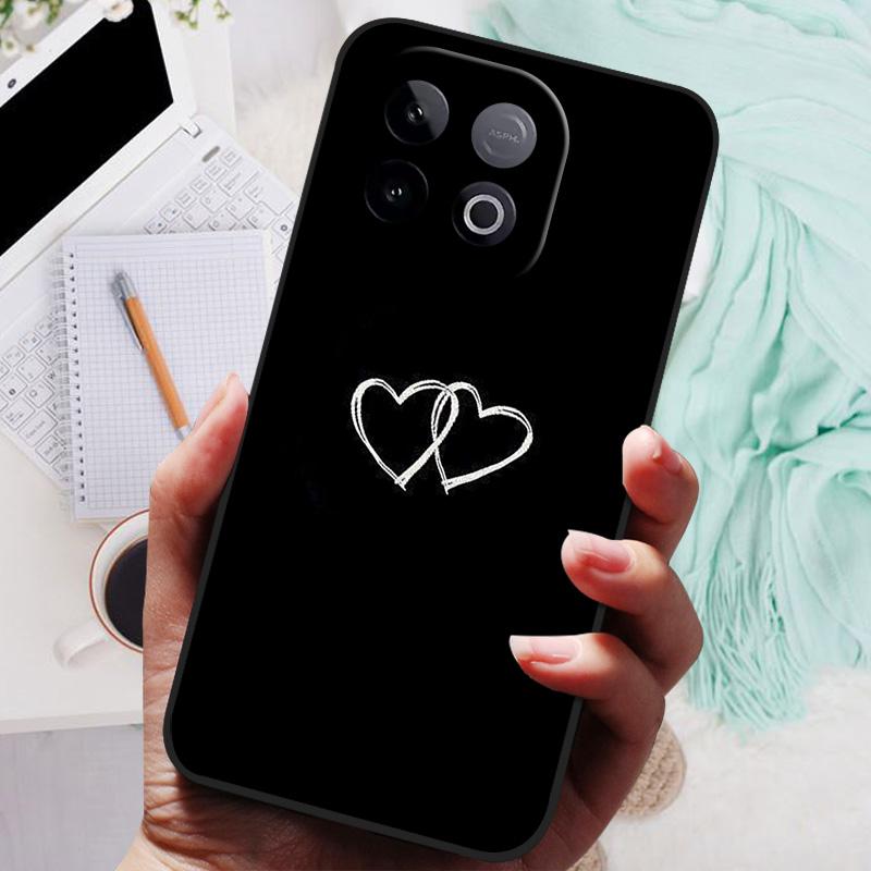 Etui silikonowe na tył telefonu VIVO iQOO Z10 Turbo Pro, etui z miękkiego zderzaka VIVO Y300 GT 5G