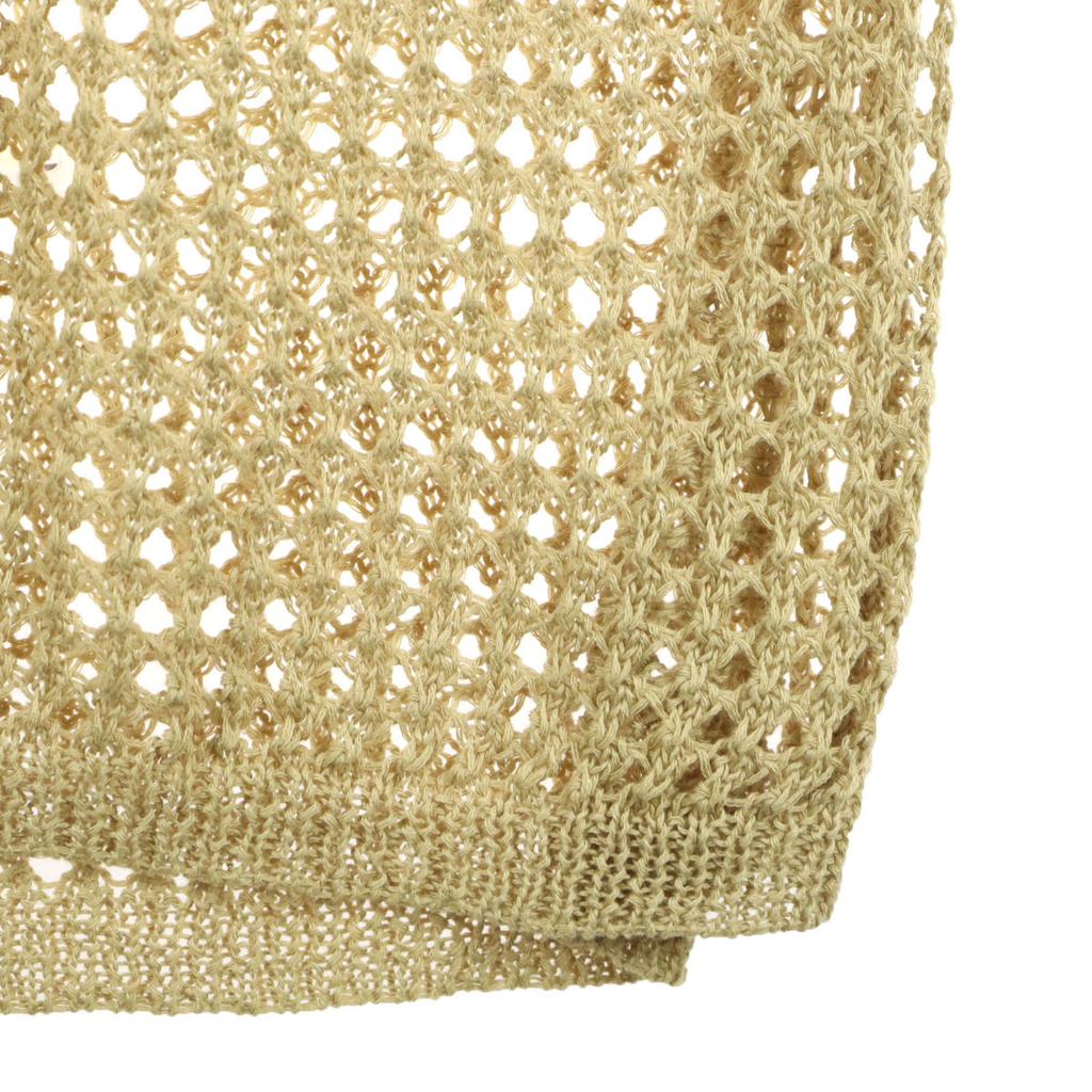 TODAYFUL No sleeve Mesh knit Long dress 38 beige Women Used