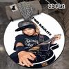 Tokio Hoteltom Kaulitz Round Area Rug Carpet Rug For Living Room Bedroom Sofa Playroom Decor Nonslip Floor Mat