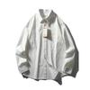 American Vintage Cotton Casual Stripe Long Sleeve Shirts Men's 2024 New Spring and Autumn Outerwear Foreign Trade Men's Shirt