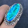 Natürlicher Blauer Triplett Opal Edelstein 925 Sterlingsilber Schmuck Ring Größe 7 k2p79