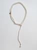 Sosoo Simple Point Pearl Long Necklace