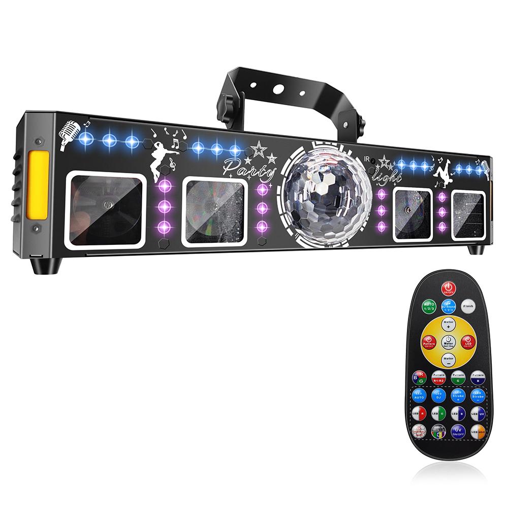 

5 In 1 Stage Laser Light 120 Patterns for KTV Bar Party Atmosphere Lamp UV Projection Disco Ball A