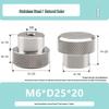 Hongkangming Stainless Steel Knurled Hand-Twist Nut for M3-M12.