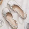 Fashion 2025French Chunky  Fashionable  Summer New Style Popular Round Head Casual  Jane Shoes Ladies Designer Leather Sandals