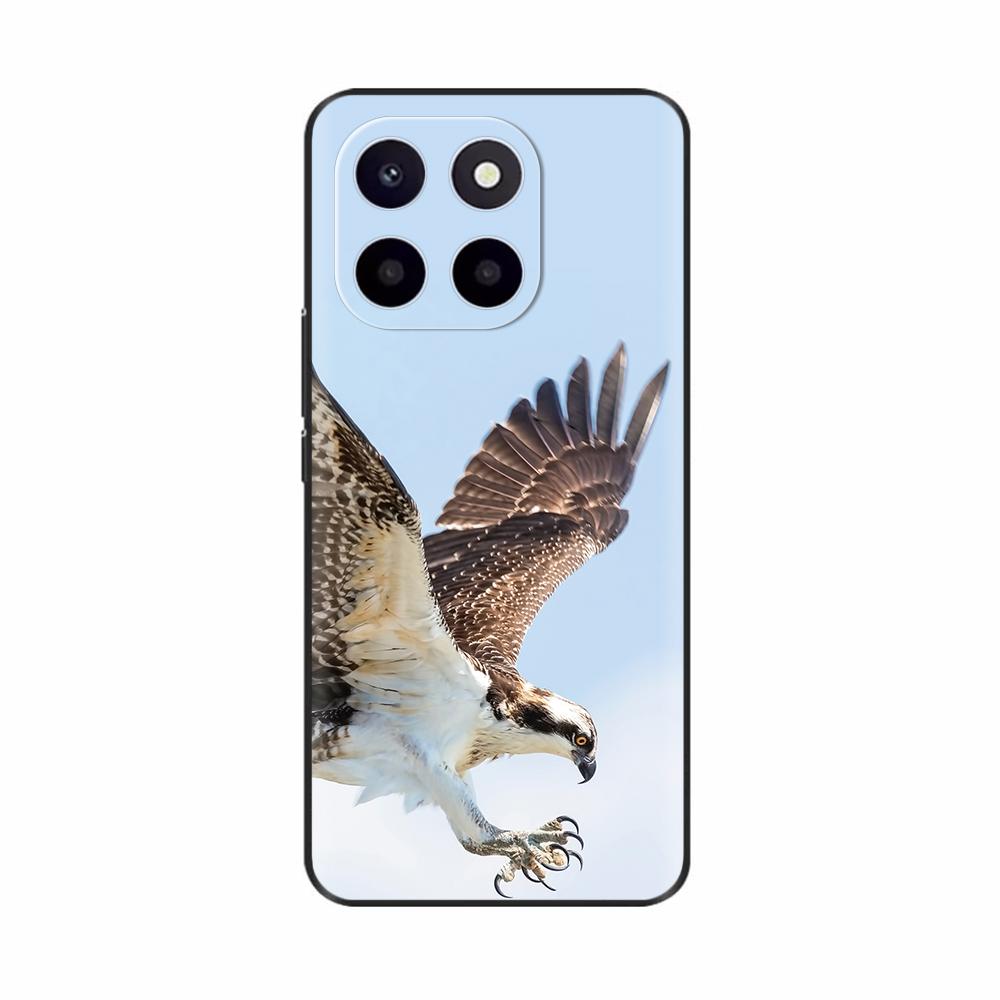 Pro Honor X6c Pouzdro Roztomilé TPU Silikonové Pouzdra na Telefon Pro Honor X6c Zadní Kryt HonorX6c X 6C Tištěná Květina Měkký Silikon Coque Fundas