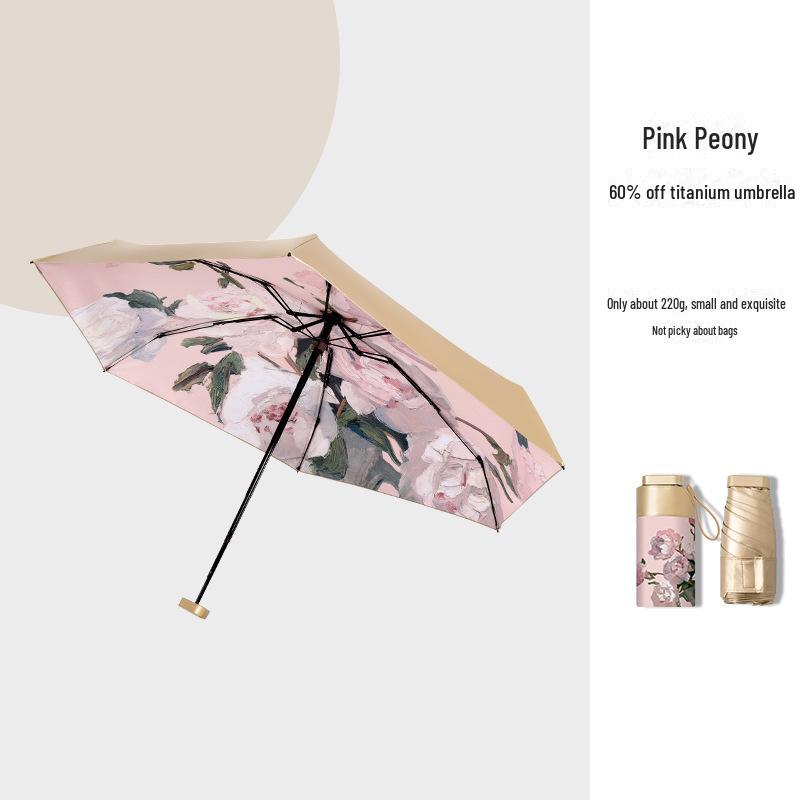 

Портативный мини-зонт Zhisan: Высококачественный складной зонт для солнца и дождя, защита от ультрафиолета