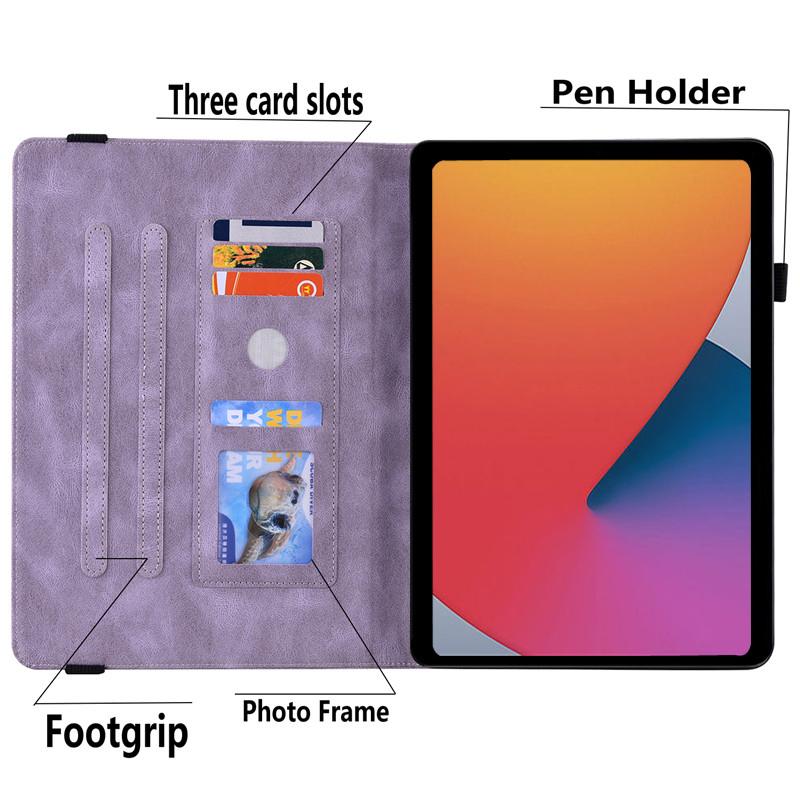Tablet Case For Ipad Mini 6 Case 2021 Retro Embossing Pu Leather Wallet Cover For Ipad Mini 6 2021 Case Coque Funda 8.3 Inch