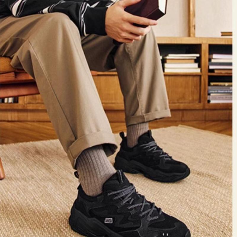 Anta Meteorite 2 Cushioning Low-Top Casual Shoes Men's Black Sneakers 112438855-3
