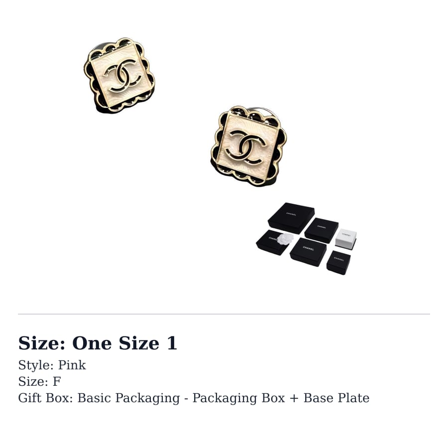 CHANEL Stud Earrings Women's Pink ABE182-B18071-NZT06
