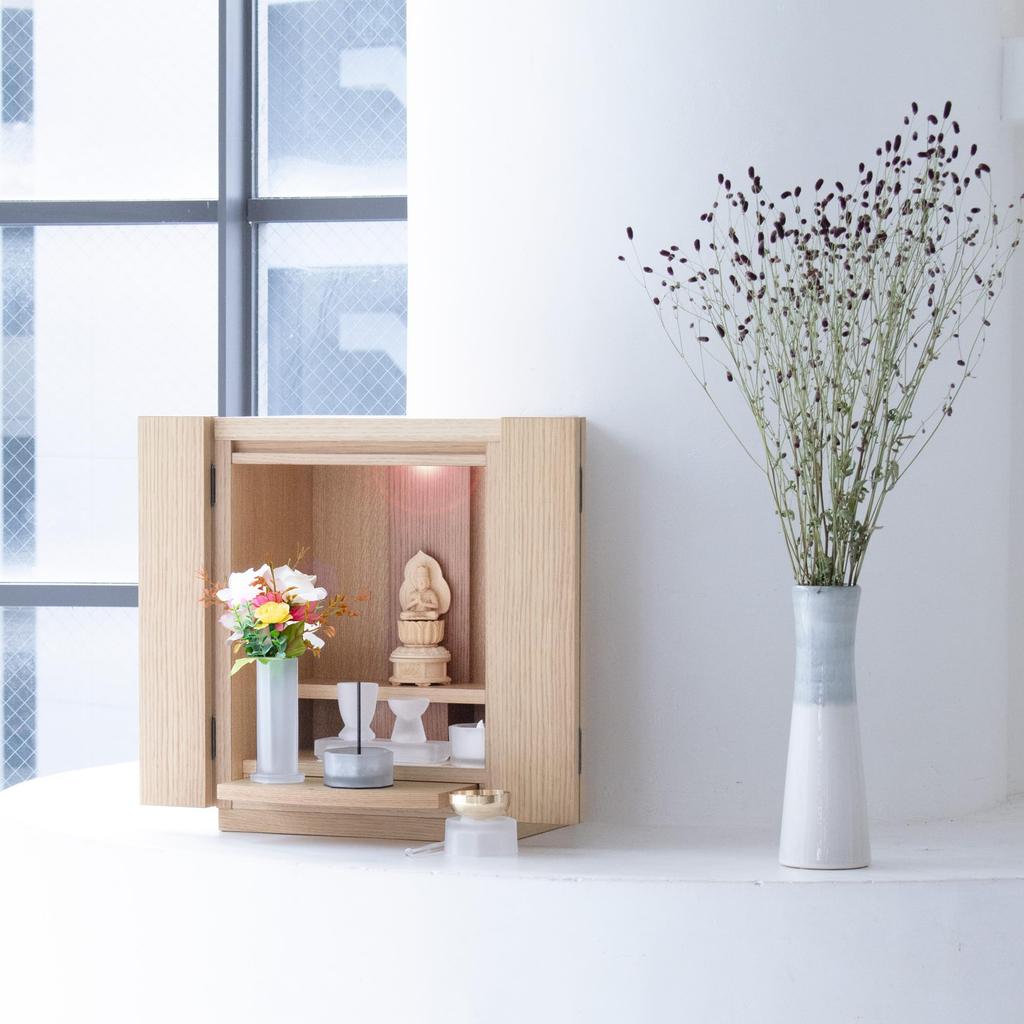 Candle Holder [Buddhist Altar Otoha] Tapestry Glass