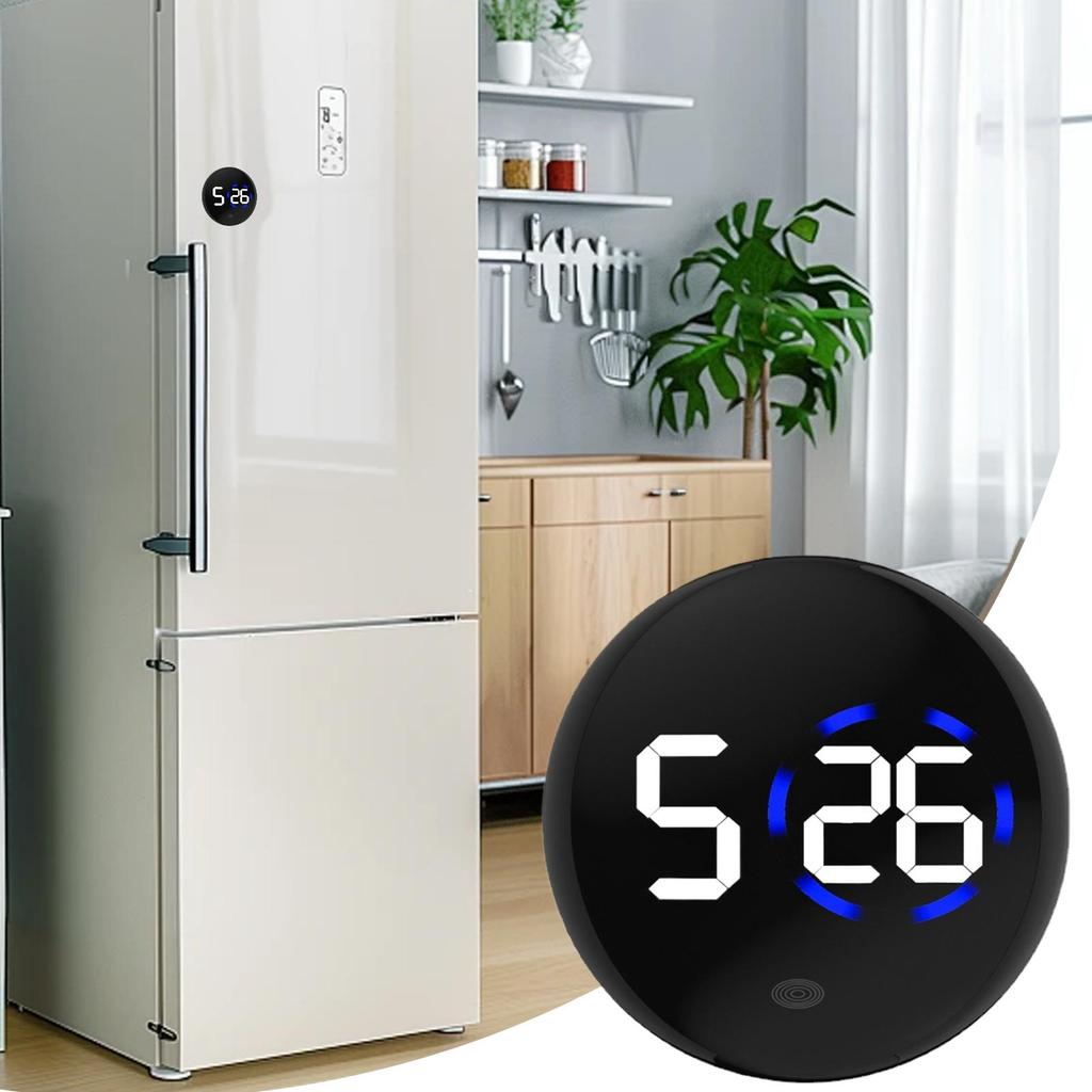 LED Car Clock Luminous Automobiles Internal Stick-On Mini Digital Clocks Auto Ornament Car Accessories Dashboard Air Vent Truck