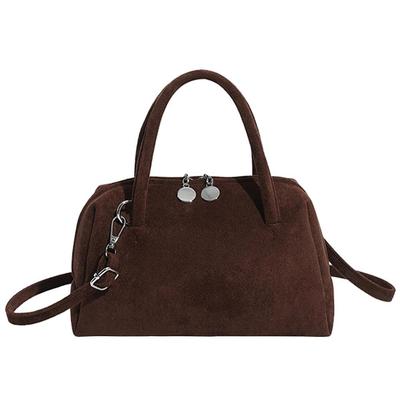 Portable Women's Bag, Niche Bowling Bag, Large Capacity, Fashionable and Simple Boston Women's Bag