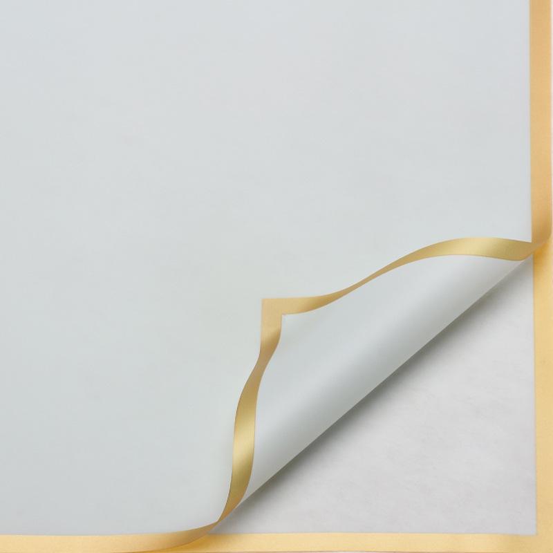 Roland Goldkante Wasserdichte Gelee-Folie Blumeneinwickelpapier