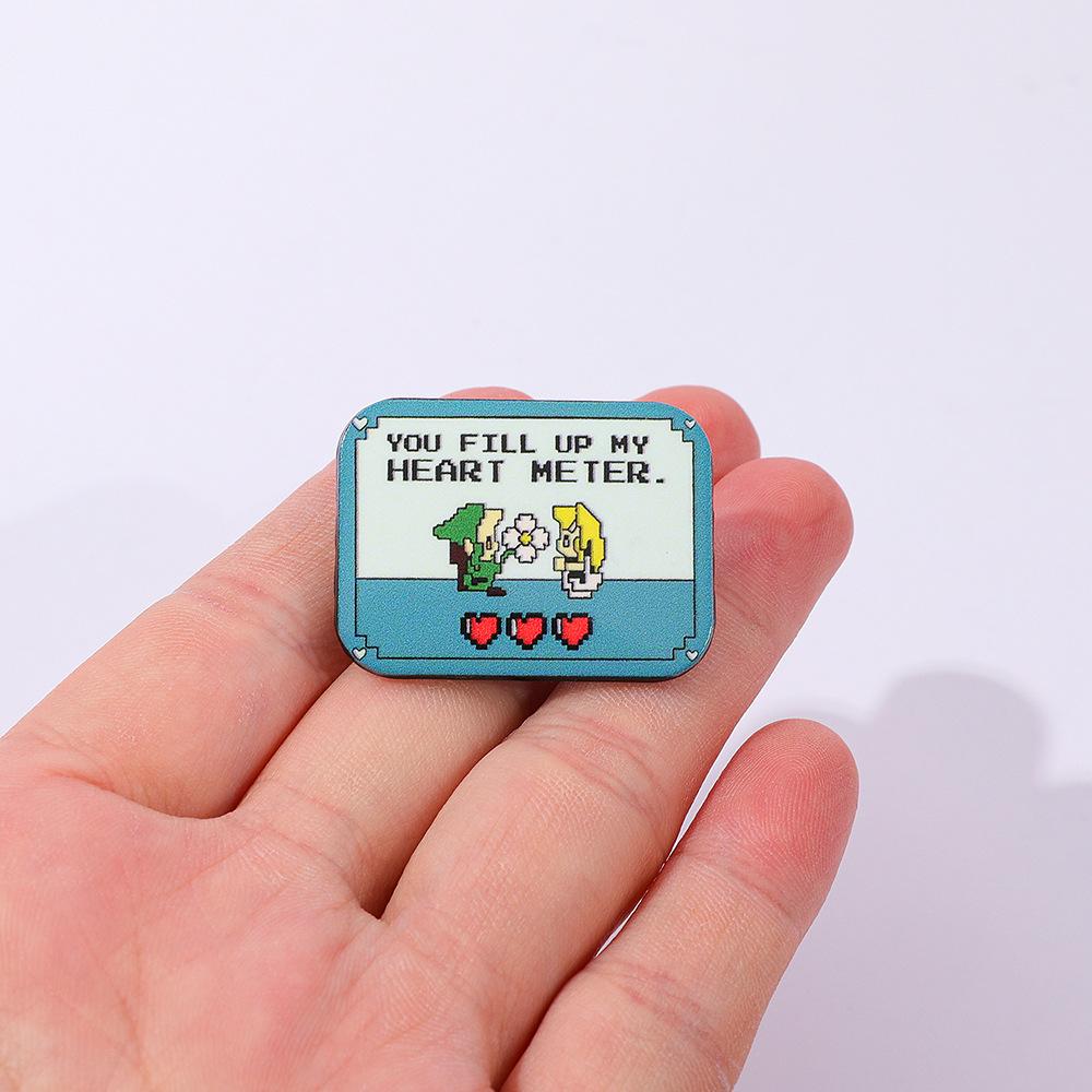 Japanese anime game character metal badge Zelda alloy drip brooch pin decoration