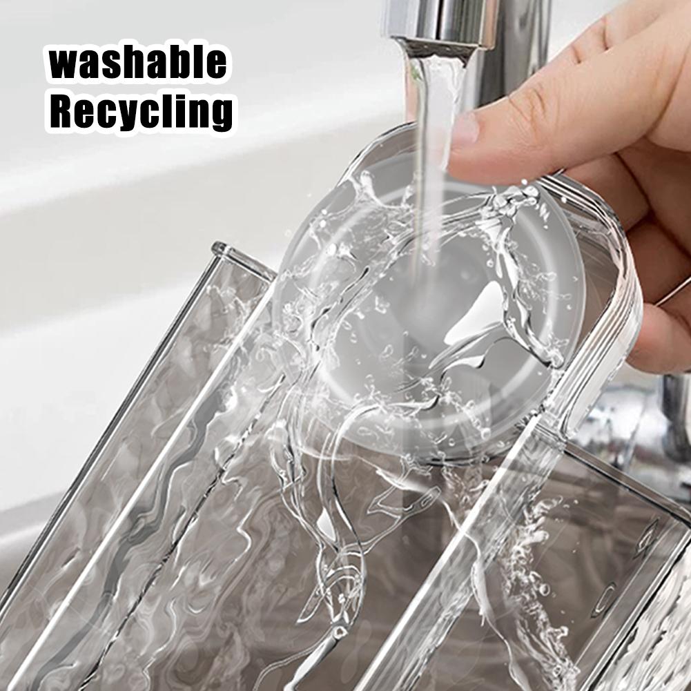 Waterproof Wet Wipes Box Punch-Free Tissue Box Suction Cup Bathroom Accessories Tissue Storage Box Transparent