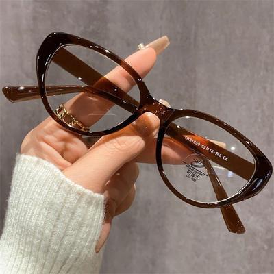 New Vintage Cat-Eye Eyeglass Frames Women's INS Style Comfortable Frames Fashion Men's Glasses Frames Lenses Not Included
