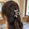 Exquisite Mini Side Clip Colorful Crystal Forehead Bangs Clip Fashion Bow Hair Claw  Half Updo