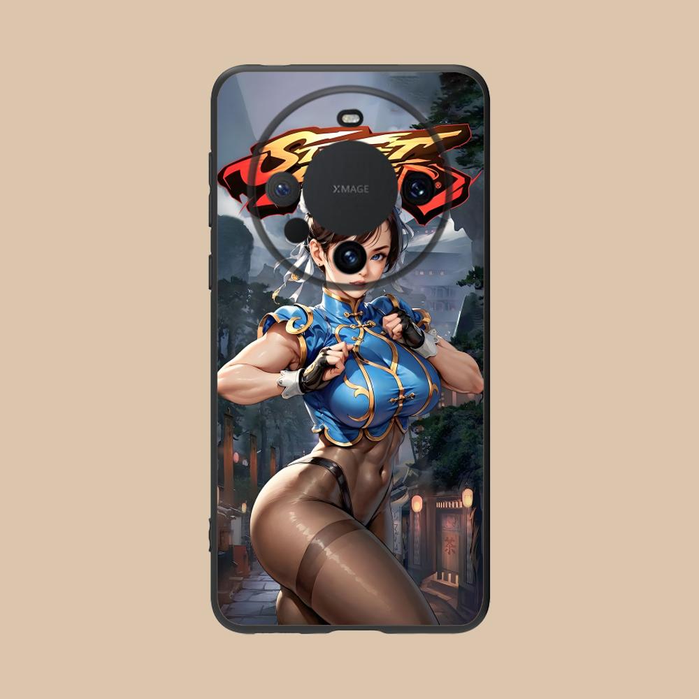 Street Fighter Chunli Phone Case for Huawei Mate 60 50 40 30 20 10 Pro Plus Lite E 5G Colorful Printing Cover Cover Luxury