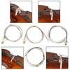 Alomejor Steel Double Bass Strings, 4 Pieces