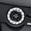 Rhinestone Car Engine Start Stop Decorative Ring Ignition Engine Button Diamonds Ring Stickers Ignition Ring Interior Decoration
