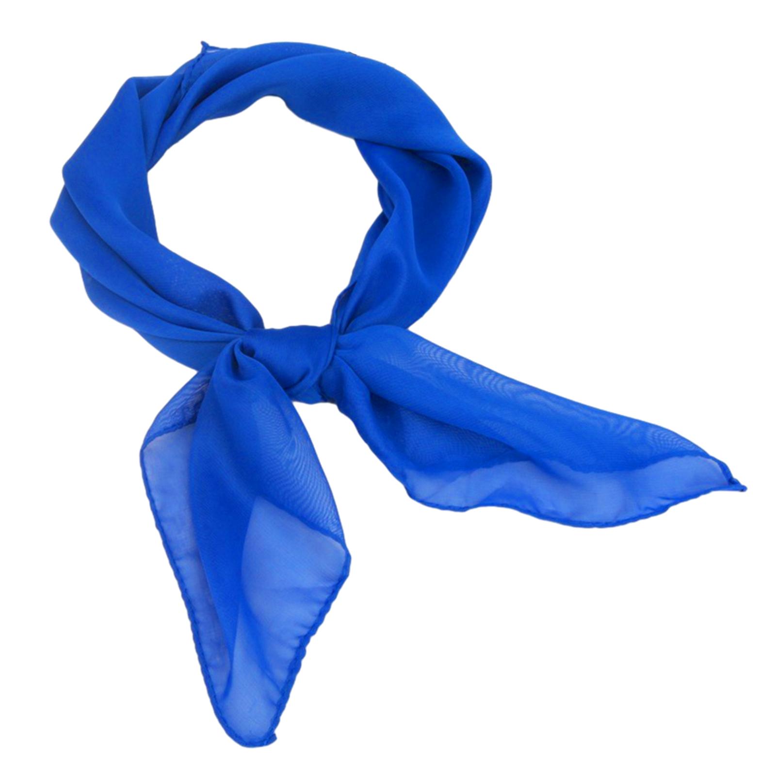 

Квадратна хустка 1950-х років Шифонова хустка Квадратна стрічка Хустка на шию Однотонна прозора Хустка на голову Ретро зав язка для волосся для жінок 50-х 3