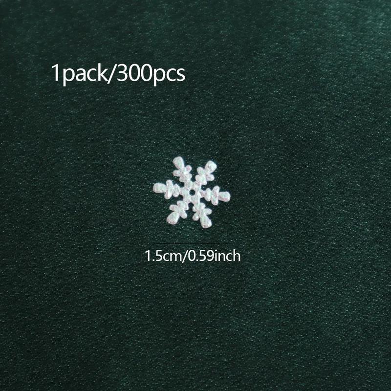 1Pack/300pcs - Christmas Snowflake Flakes,  Throwing Paper Scraps At Parties,DIY Fake Snow Home Decors