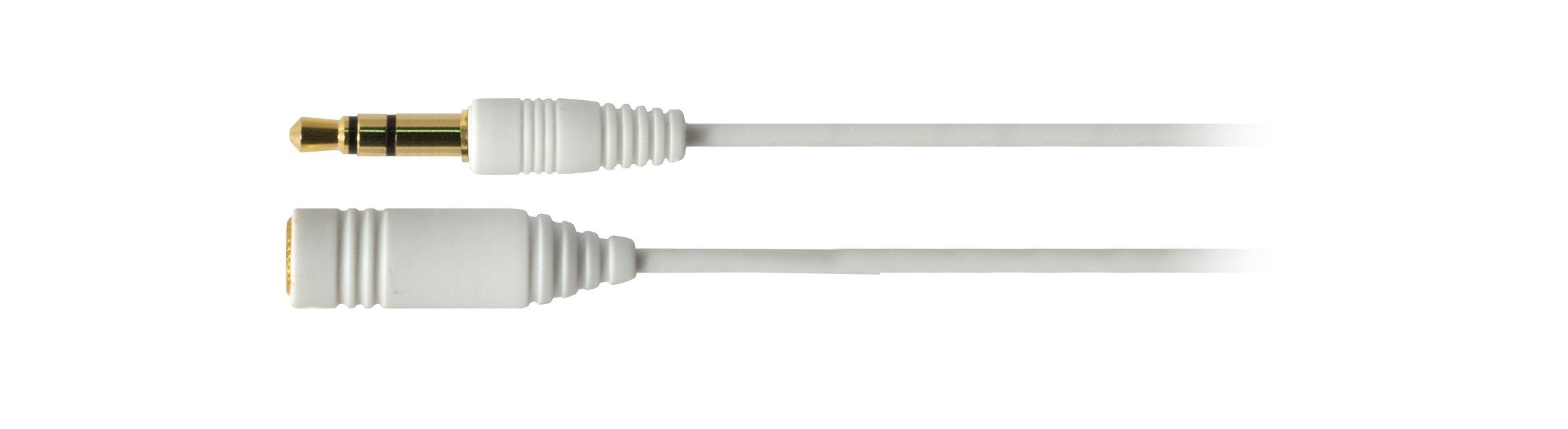 

Audio Technica Headphone Extension Cord Straight 0.5m White AT3A45ST0.5 WH