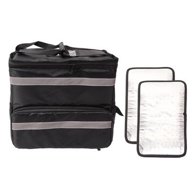 50L Insulated Pizza Delivery Backpack Take Out Food Delivery Thermal Backpack with Expandable Layer