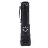 XHP99 Powerful Flashlight Portable Stepless Dimming USB Rechargeable Zoom Torch With Clip