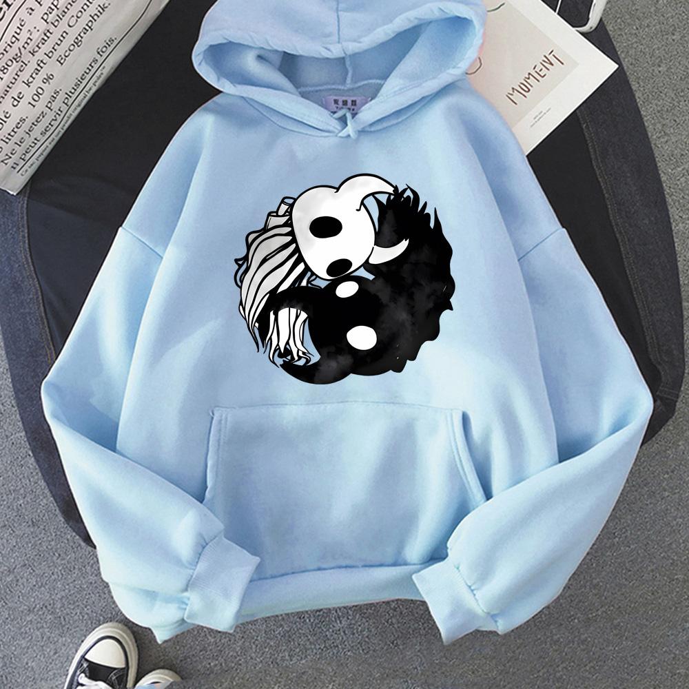 Hollow Knight Hot Game Character Print Hoodies High Street High Quality Sweatshirt Autumn Casual Pullovers Anime Clothes