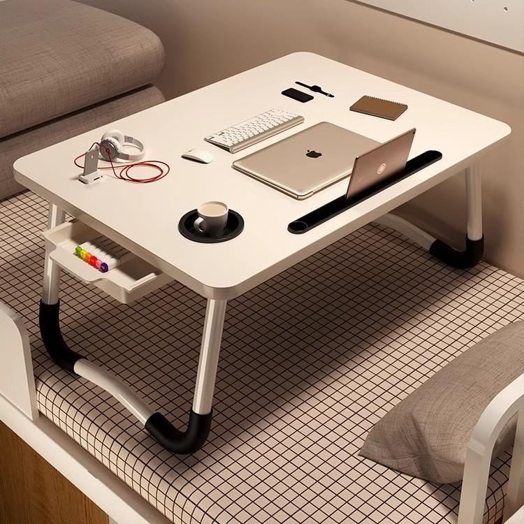 Foldable Bedside Computer Desk for Home, Bedroom, Bay Window, Dorm, or Study