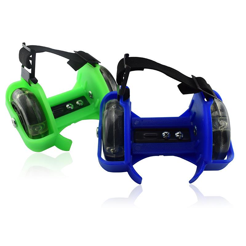 Outdoor Skating Flashing Roller Speed Skate Roller Shoes Kid 2 Wheels Flashing Roller Skates