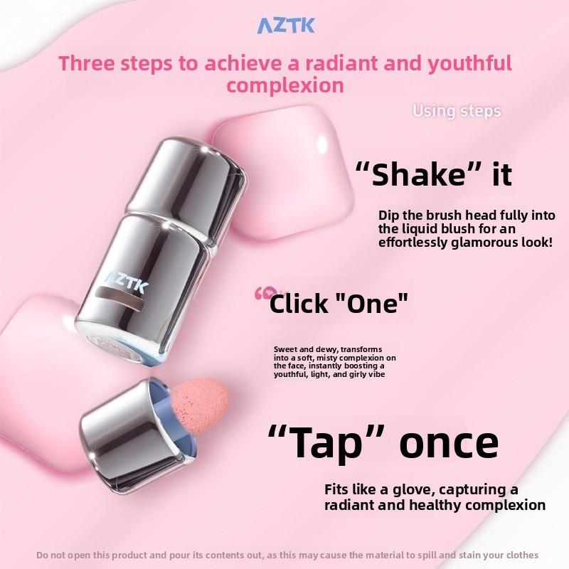Aztk Liquid Blush For Women With Matte Finish And Brightening Effect For Natural Look