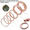 Soft Pure Copper Wire Diameter 0.1-1.0MM Conductive Copper Wire New Bare Wire
