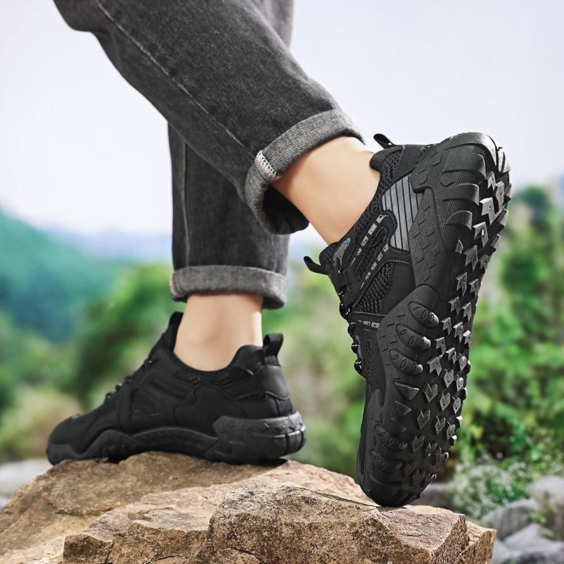 Men Outdoor Casual Mesh Shoes Breathable Walking Sneakers Lightweight Travel Comfort Shoes Daily Wear 39 To 44