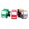 12 Pieces Joint Car Toy Wooden Push & Go Vehicle for W/ Moveable Joints Anti-Collision Toddler for Play Vehicle Children