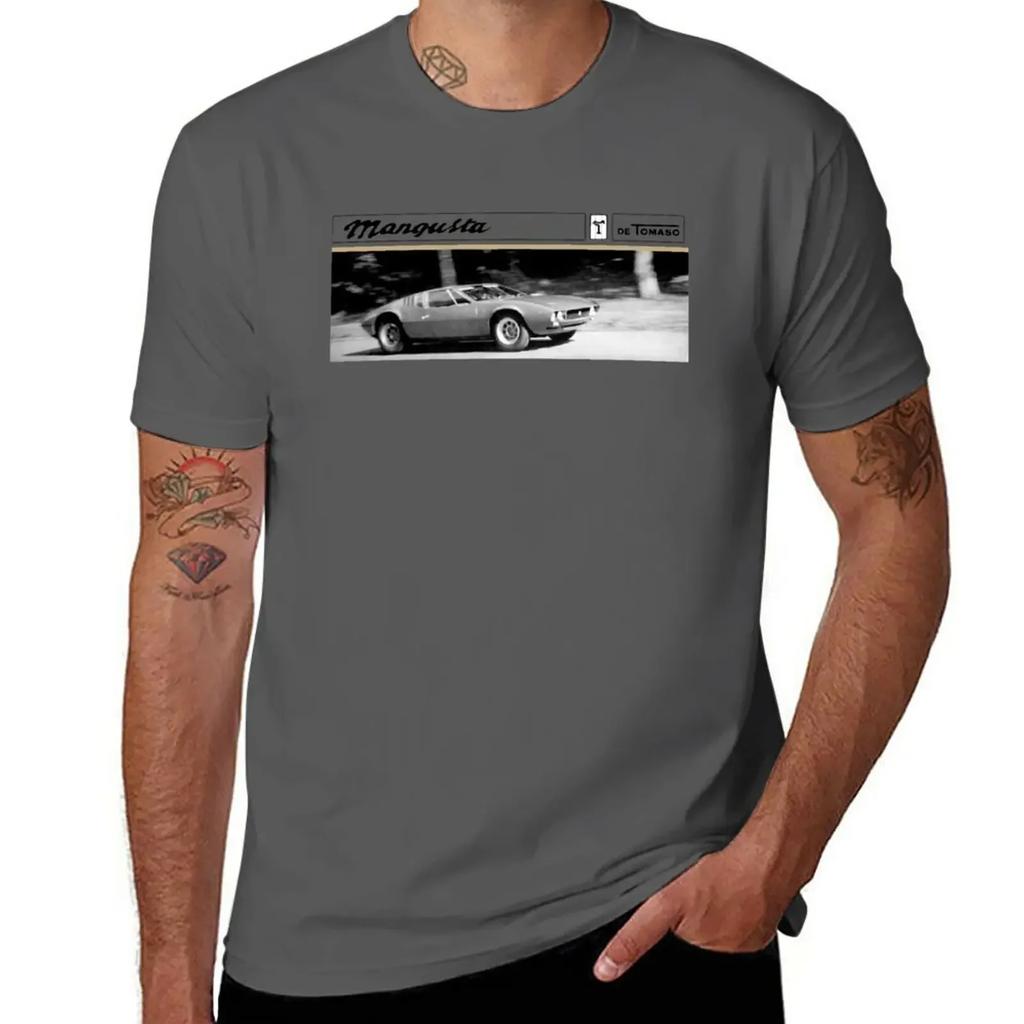 DE TOMASO MANGUSTA T-Shirt schnelltrocknende Tops Sommerkleidung Designer-T-Shirt Herren