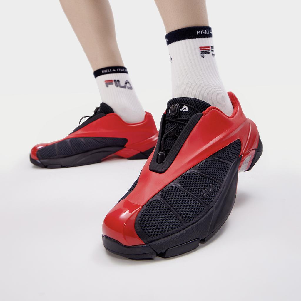 Fila Replica Ferrari Color Block Fashion Sports Durable Low Top Casual Shoes Men Sneaker Red Black F12M431116FFB