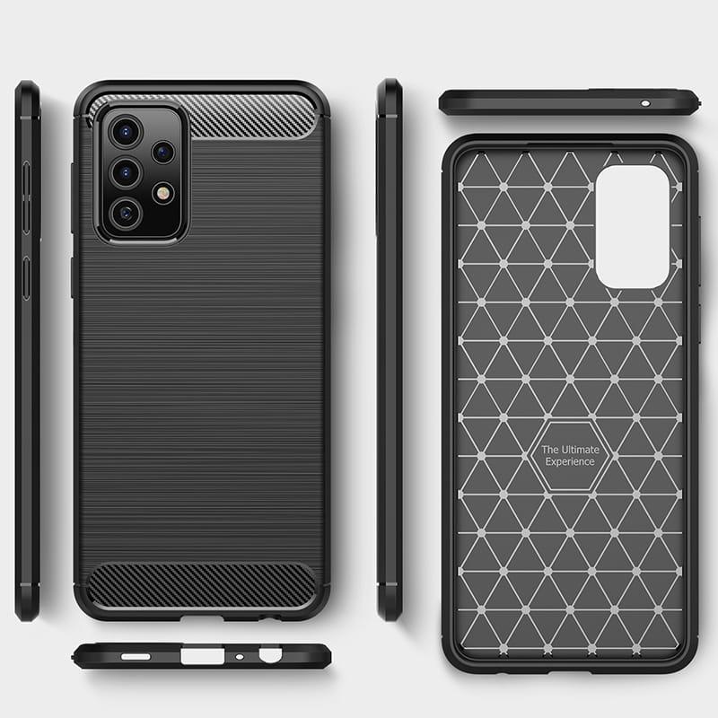 Case for Samsung Galaxy A13 4G, Karbon, black