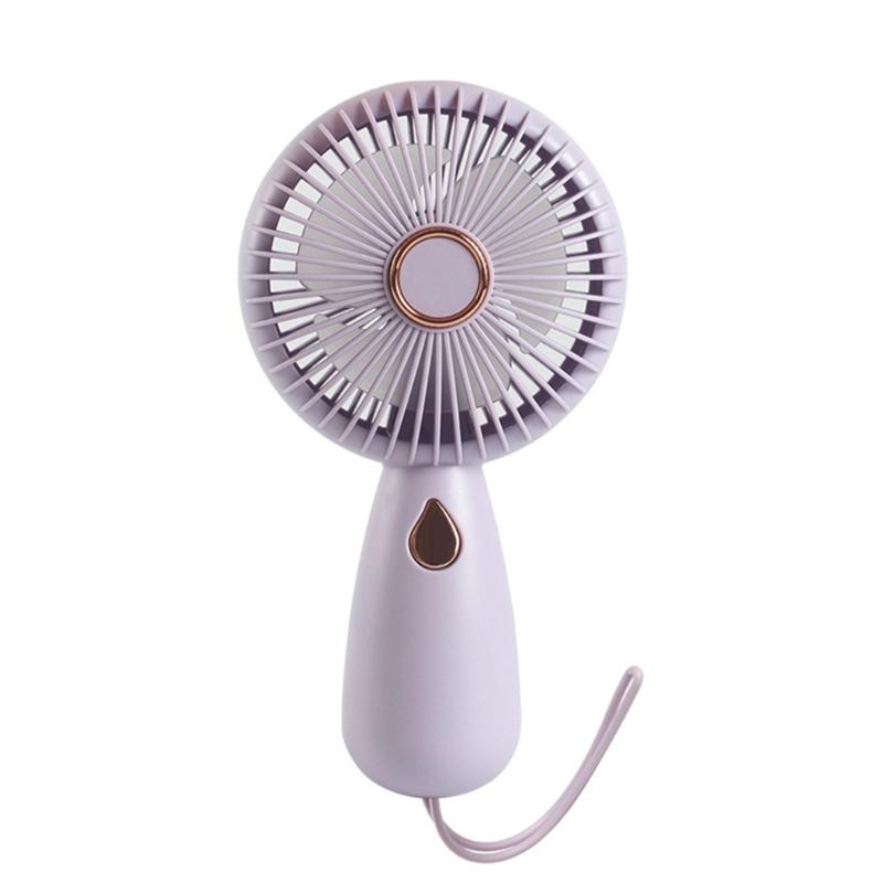 Pocket USB Fan Mini Fan Rechargeable USB Fan Handheld Fan Hand Fan with Lanyard, Perfect for Traveling Convenient Use