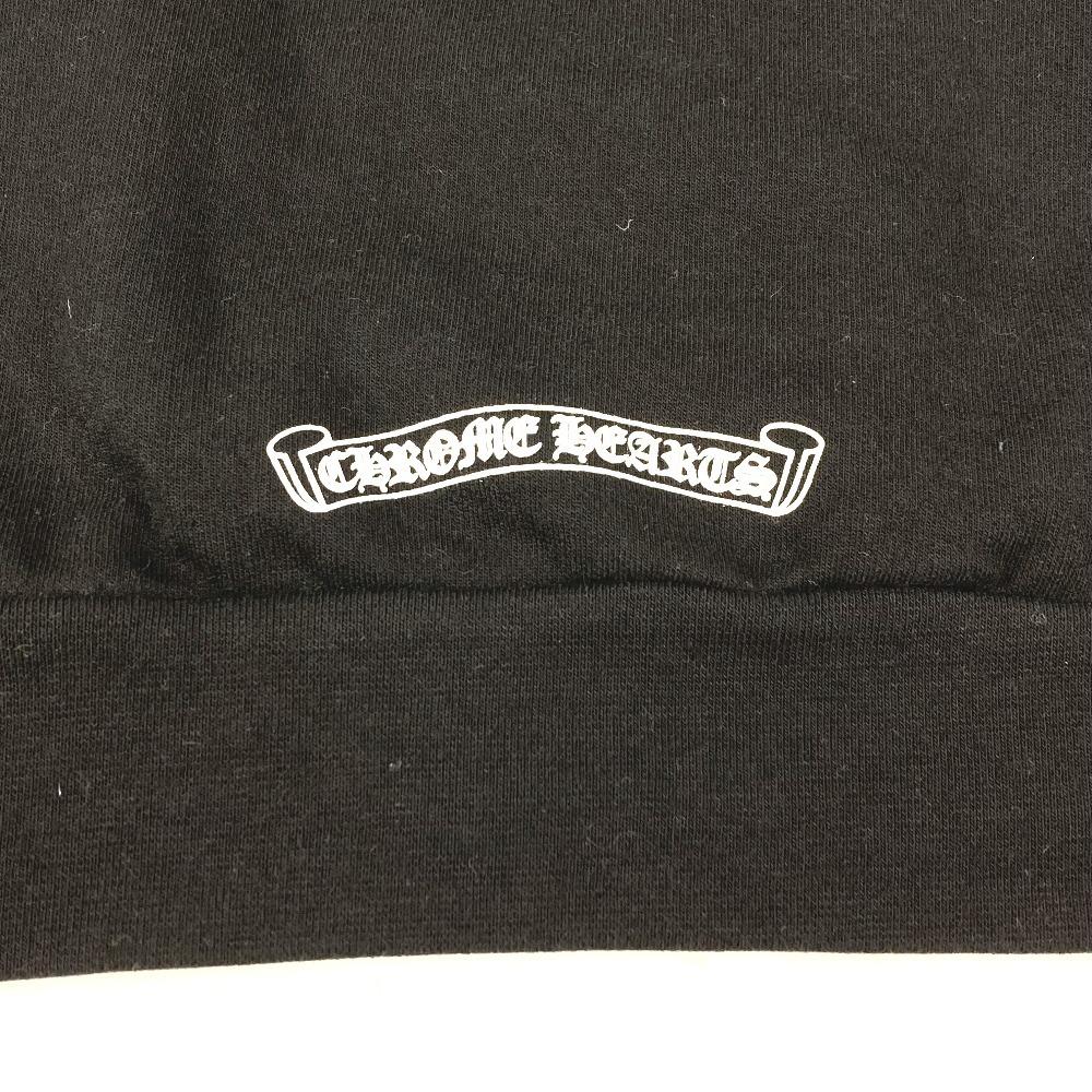 CHROME HEARTS SWTSHRT HD PLVR Flare Logo Horseshoe Apparel Hoodie Hood Parka