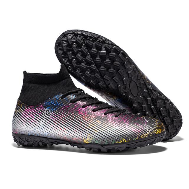 Herren-Fußball-Turnschuhe, professionelle Fußballschuhe für Erwachsene, Kinder, Outdoor, lässig, rutschfest, für Herren, große Fußballschuhe für fünf Personen