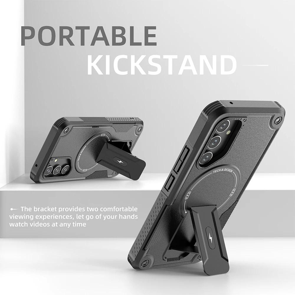 Shockproof Anti-Fall Heavy Duty Case for Samsung Galaxy A17 A56 5G A16 A55 A26 A36 A54 A35 A15 A14 S25 FE Ultra Edge S24 Plus